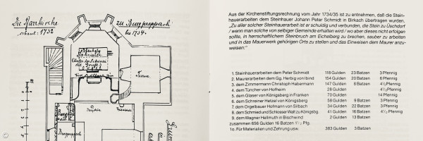 Stiftungen zur Renovierung 1734