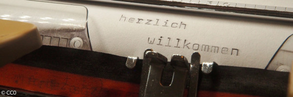 Herzlich Willkommen auf Schreibmaschine