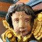 Schmuckengel auf Orgel