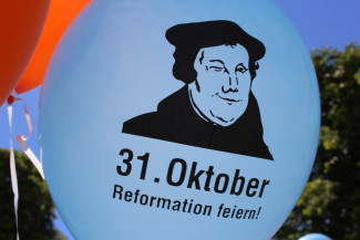 Luftballon mit Reformationstag
