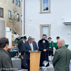 Einweihungsrede des Bürgermeisters Niediek