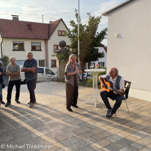 Klezmer-Zugabe im Pfarrhof